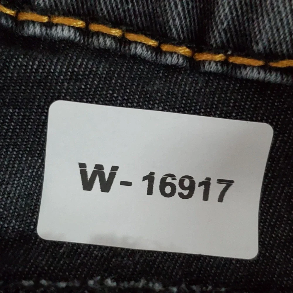 True Religion Men Jeans 36 Gray Denim Rocco Ricky Relaxed Straight Thick Stitch